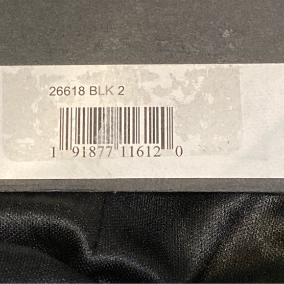 NWT Ieena for Mac Duggal 26618 Black Bow Halter Criss-Cross Column Gown - Sz 2 - Picture 8 of 11